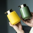thumbnail image 5 of Modern Foam Soap Dispenser for Bathroom, Chic Ceramic Bottle, Gold Soap Dispenser Pump (Yellow), 5 of 6