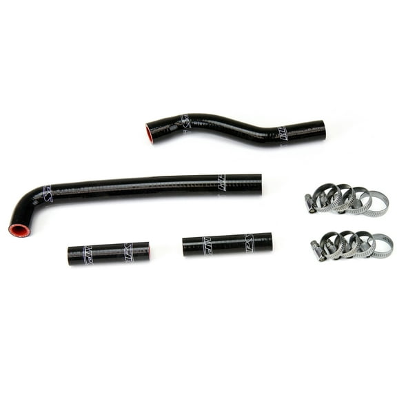 HPS Black Reinforced Silicone Radiator Hose Kit Coolant for Yamaha 01-06 WR250F