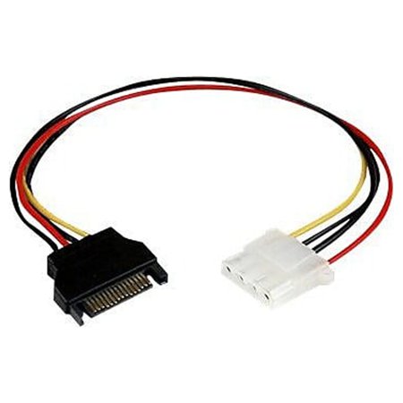 UPC: 0065030854511 | StarTech 1  SATA Female/Molex LP4 Male Power Cable Adapter LP4SATAFM12