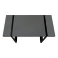 thumbnail image 6 of Computer Desk - Thick-Panel Desktop / Inset Metal Legs - 48"L - Modern Grey / Black, 6 of 8