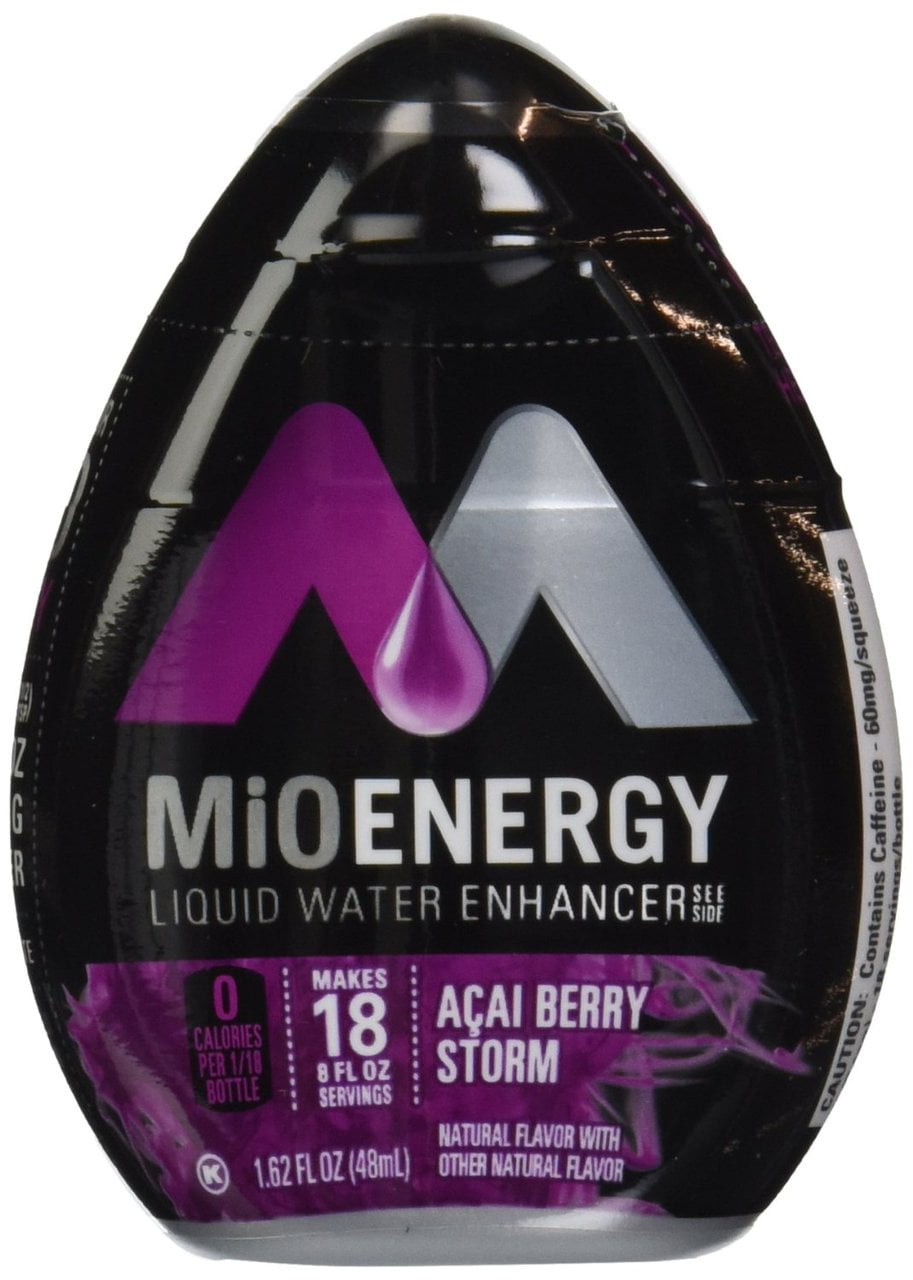 36 PACKS MIO Liquid Water Enhancer Energy Acai Berry Storm 1.62 Ounces