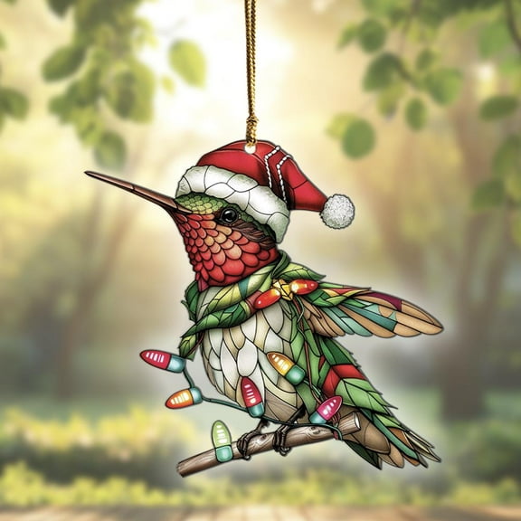 Hummingbird Acrylic Suncatcher Window Hanging, Hummingbird Ornaments, Hummingbird Decor, Hummingbird Gifts For Women Men, Chritsmas Gifts