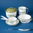 thumbnail image 3 of Bateria de cocina Peltre Cinsa Cantabria blanco con filo verde, 3 of 8