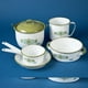 thumbnail image 3 of Bateria de cocina Peltre Cinsa Cantabria blanco con filo verde, 3 of 8