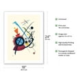 thumbnail image 2 of Violet - From an Original Color Lithograph by Wassily (Vasily) Kandinsky c.1923 - Fine Art Matte Paper Print (Unframed) 18x24in, 2 of 4