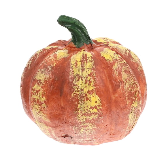 NIAIZEK Wear Resistant Resin Shrimp Cave Aquarium Decoration Pumpkin Shape Orange