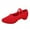 Beige, variant on Womens Dance Shoes Canvas Mid Heel Latin Ballroom Flats For Women Non Slip Rubber Sole Prom Party Practice Footwear US :6