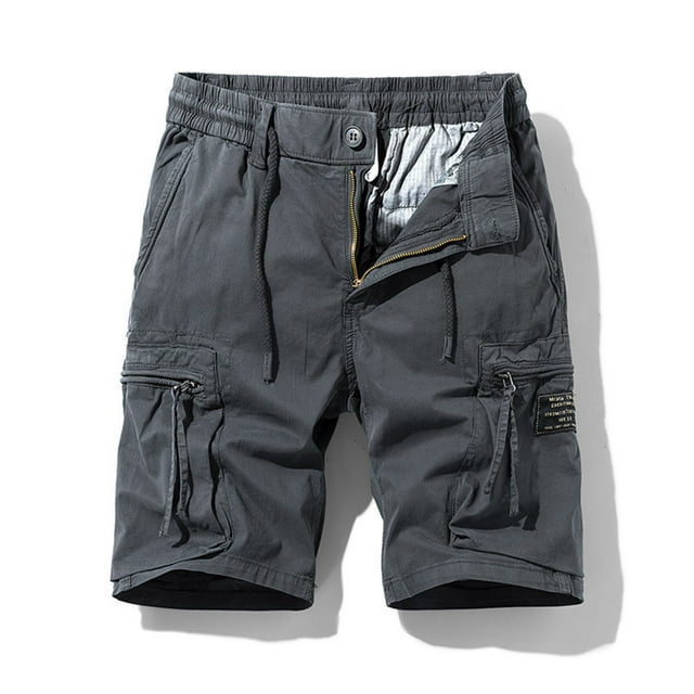 Meichang Shorts Cargo pour Hommes Randonnée Extérieure Shorts de Travail Course Voyage Shorts Cargo avec Multi Poches Shorts Cargo pour Hommes Liquidation
