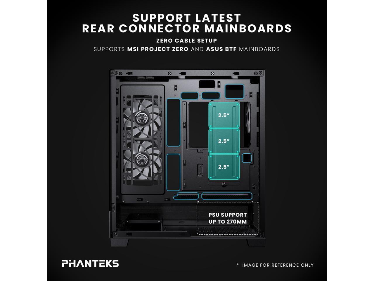 Phanteks XT View Matrix Mid-Tower ATX Gaming PC Case, 600-LED Matrix Display, Tempered Glass Front & Side Panels, USB-C 3.2 Gen2, 3x D-RGB Fans Included, Rear-Connector Ready, Charcoal Black