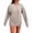 Khaki, variant on ManxiVoo Women's Round Neck Knit Sweater with Floral Crochet Design Vintage Style Pullover Top L Size Beige