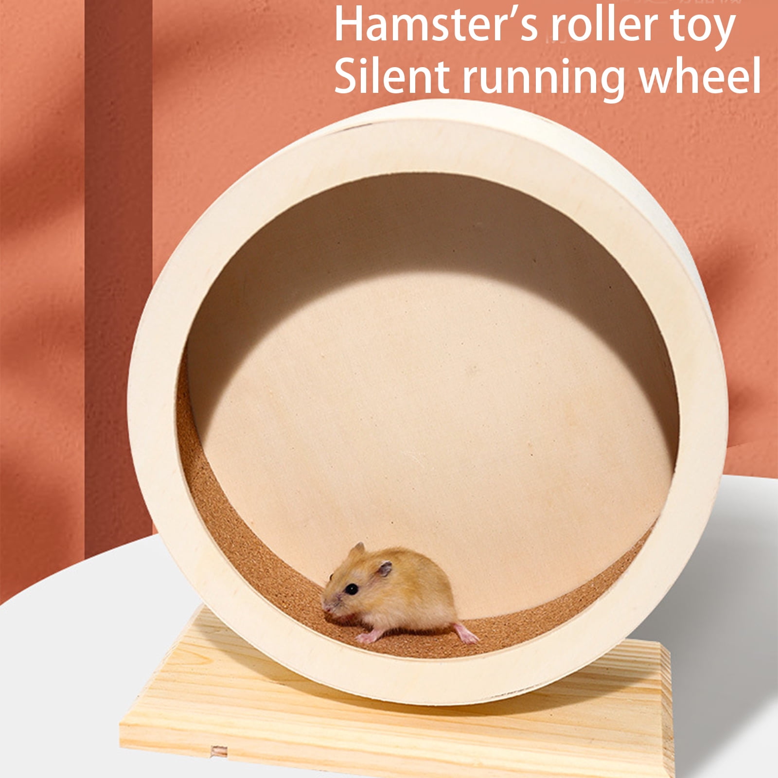 Hamster Wheel Mute Designs Running Wheel and Base for Small Use Promotes Health Pet Activity Roller Toy