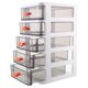 thumbnail image 4 of White Desk Organizer with Drawer Style Storage Case for Makeup and Cotton Swabs 7.5 x 4.2 x 5.3 inches, 4 of 5