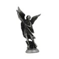 thumbnail image 3 of Figura de ángel San Miguel, artesanía, adorno religioso coleccionable de mesa Gris, 3 of 9