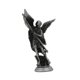 thumbnail image 3 of Figura de ángel San Miguel, escultura de ángel de batalla, adorno de escritorio para gabinete Gris, 3 of 9