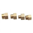 thumbnail image 3 of 1/8" 1/4" 3/8" 1/2" 3/4" 1" BSP Female To Male Thread Brass Socket Pipe Fitting Adapter Coupler Connector For Air Water ,Solid Connection, 3 of 4
