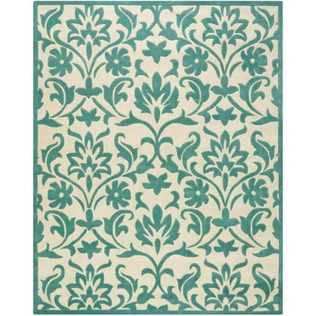 Safavieh Modern Arto Willow Hand Tufted Area Rug, Ivory/Light Blue