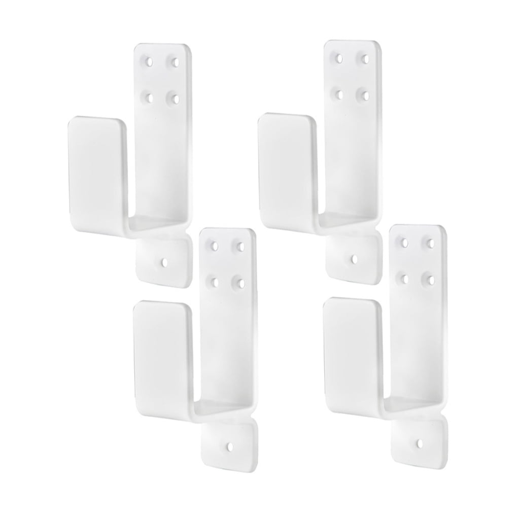 OUNONA Sliding Barn Door Hardware Kit with U Bracket Mounts and Sliding Bar Support Holder for Easy Installation