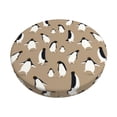 thumbnail image 1 of Balery Lovely Penguin Fundas de asiento para taburete de bar redondo de tela de terciopelo ajustables que protegen de arañazos y manchas para sillas de 14 a 17 pulgadas.-12 inch, 1 of 7