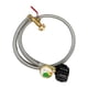thumbnail image 3 of Adaptador de recarga de propano Manguera Reemplazo del adaptador del tanque de gas Conector de suministros de cocina fácil de usar para parrillas al a, 3 of 8