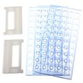 thumbnail image 4 of Plastic Test Tube Stand Bracket Rack for 12-13MM Test Tubes 50 Hole Positions, 4 of 5
