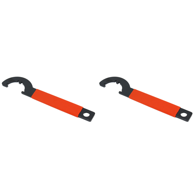 Llave para Tuercas Supervivencia Ajustable en Forma C Accesorios Bicicletas () Roja