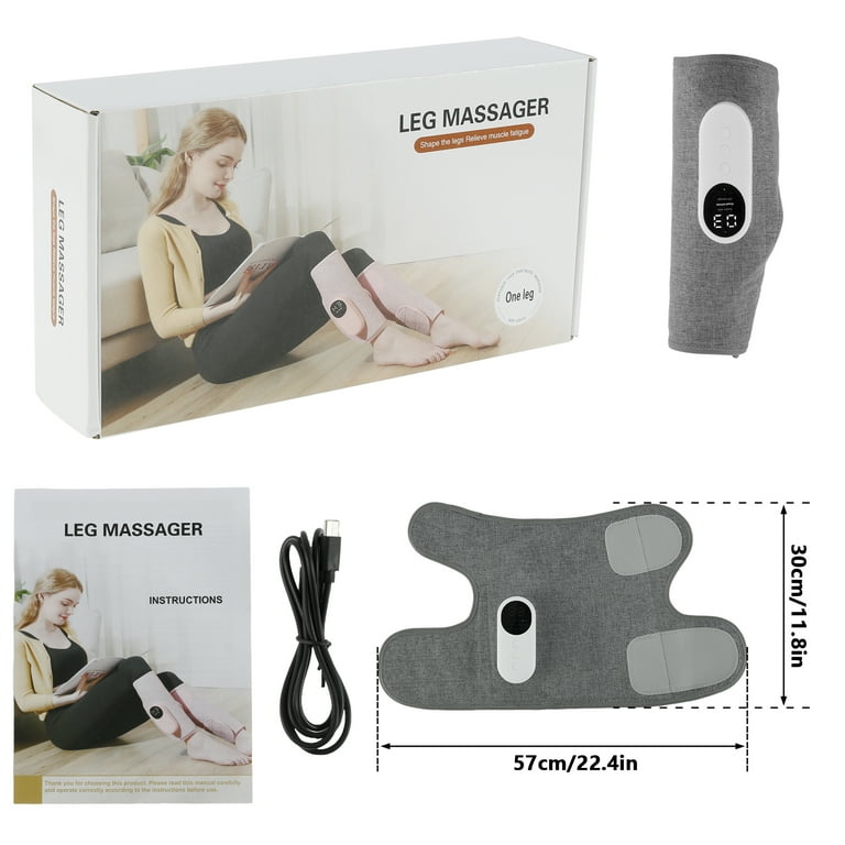 Sejoy Leg Massager with Heat & Air Compression, Foot and Calf Massage with  3 Modes 3 Intensities, for Circulation and Muscles Relaxation 