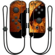 MightySkins NIJOYCO-Firefighter Skin for Nintendo Joy-Con Controller Wrap Cover Sticker - Firefighter