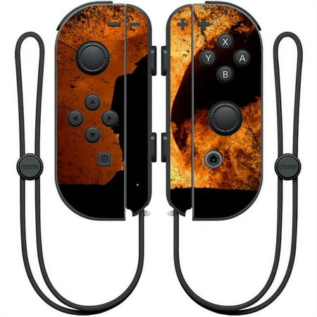 MightySkins NIJOYCO-Firefighter Skin for Nintendo Joy-Con Controller Wrap Cover Sticker - Firefighter