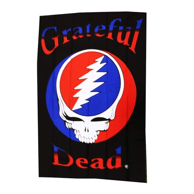 Tapiz de pared Just Funky con el logotipo de la calavera de Grateful Dead, 152 x 229 cm