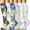 Multicolor-A, variant on Uaswgudfs Winter Warm Thermal Compression Socks for Women, Medium & Large Size, Daily Casual Crew Socks for Work, Party, Vacation, Hand Wash Cold