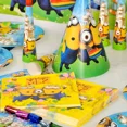 thumbnail image 5 of Globos de látex para decoración de fiesta de cumpleaños de los Minions, vasos de papel amarillos, artículos para fiesta, vajilla desechable de Mi villano favorito, juguete, 5 of 5