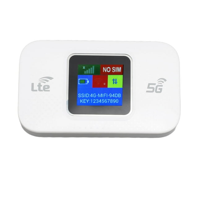 Portable 4G Router, Multi Protection Supports 10 Users Sharing 4G LTE WiFi Modem Plug and Play for Tablets for Mobile Phone