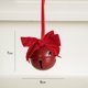 thumbnail image 3 of Adorno de cascabel navideño con lazo de terciopelo, adorno para árbol de Navidad, decoración para puerta, campana para colgar en la pared, regalo de Año Nuevo 2024, 3 of 5