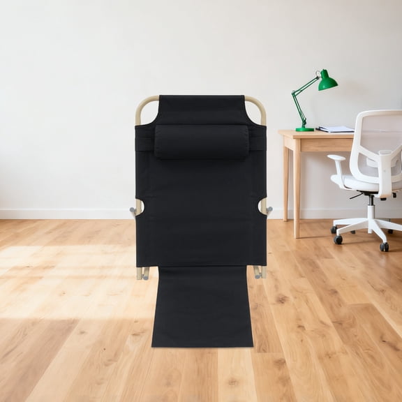 Modern Folding Adjustable Sit up Back Rest Portable Lifting Bed Backrest Black
