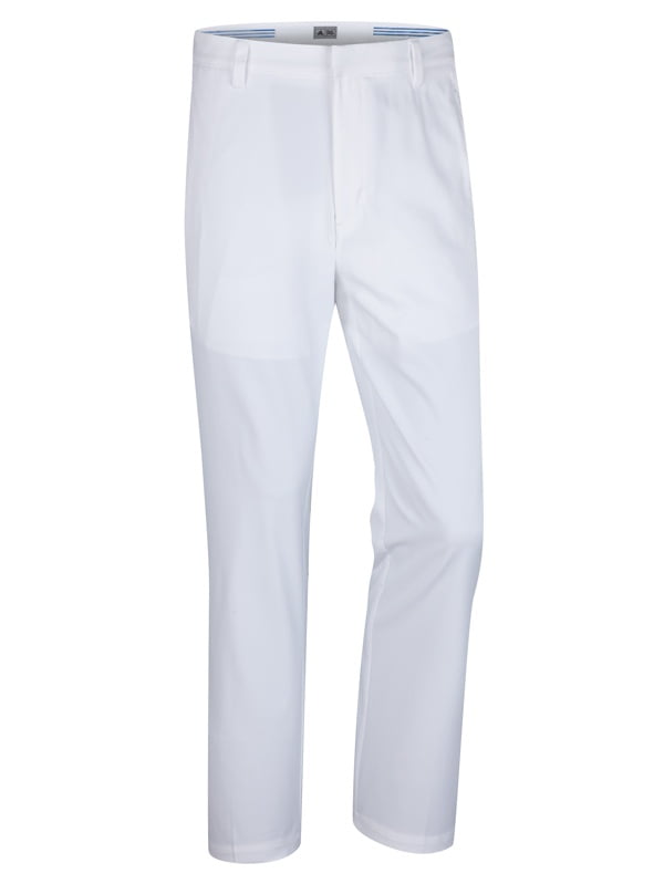 white adidas golf pants