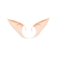 thumbnail image 1 of 1 Pair Elf Ears Cosplay Accessories Latex Soft Pointed Prosthetic False Ear Halloween Party Masks, 1 of 8