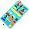 thumbnail image 2 of Miangastore Felt Learning Board Toy Green 1Set 11X9.4X0.8In, 2 of 8