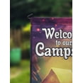 thumbnail image 2 of Printtoo Multicolor Welcome To Our Campsite Outdoor Camping Flags Personalized Outdoor GardenFlagsCamp Decor Accessory Double SidedFlags12.5x18 Inches, 2 of 4