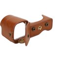 thumbnail image 3 of Bolso De Cuero Pu Para Cámara, Funda De Batería Extra Con Correa Para El Hombro Para A6400 Ilce A6400, 3 of 7