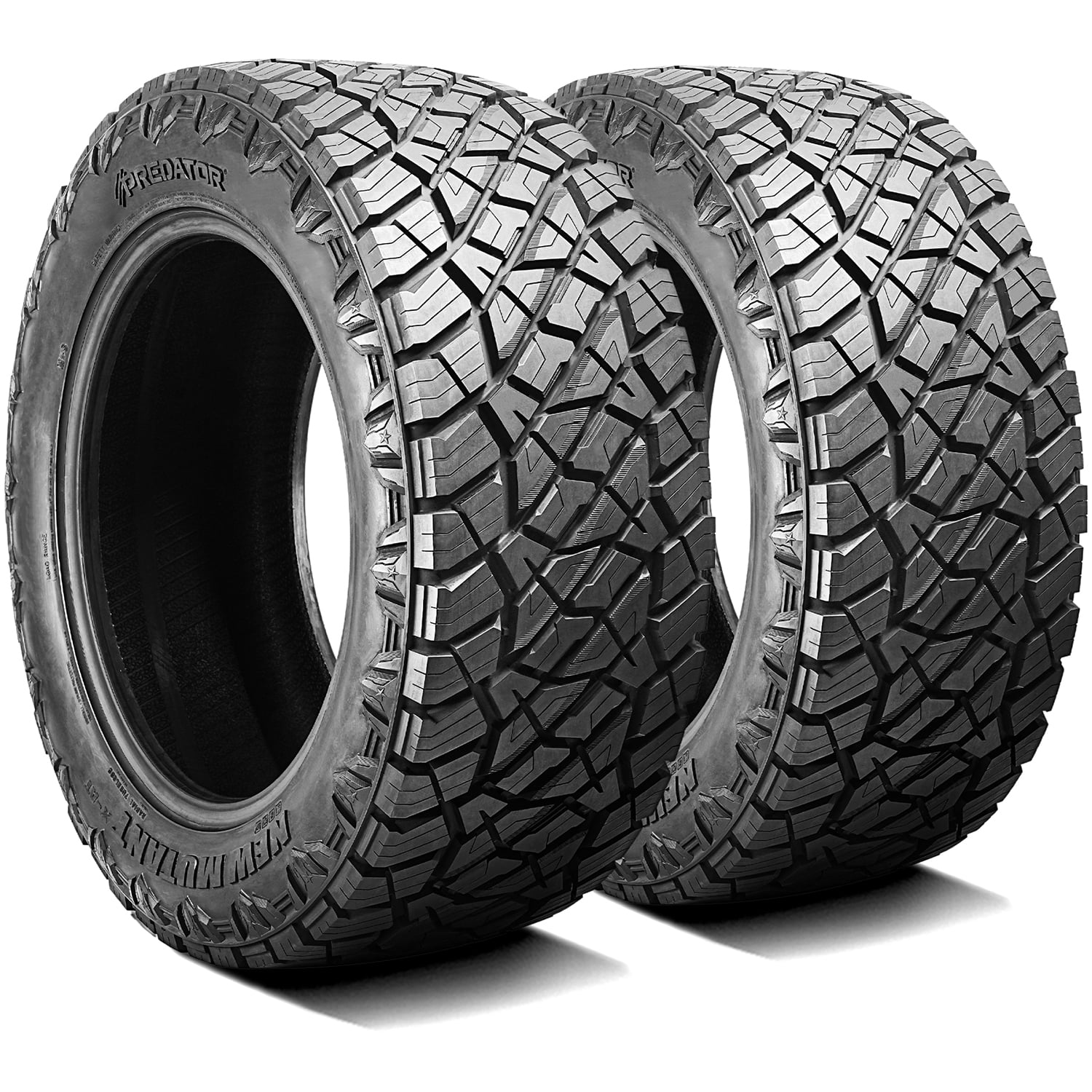 Tire Predator New Mutant X-AT LT 37X12.50R26 Load F 12 Ply AT A/T All Terrain