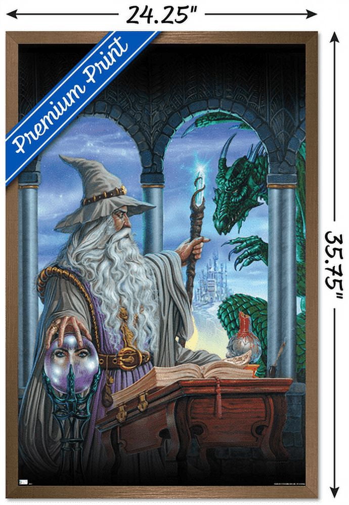 Ed Beard Jr - Wizards Emissary Wall Poster, 22.375" x 34", Framed