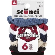 Scunci Soft Scrunchies for Thick Hair, 6 count - Walmart.com
