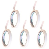 Masteelf 5 Rolls of General Purpose Tape DIY Tape Self-adhesive Tape (White)