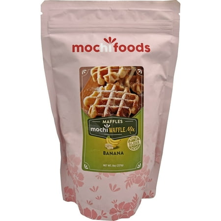 Mochi Foods Waffle Mix Banana 8 Oz