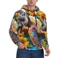 thumbnail image 2 of Fotbe Men's Hoodie with Sunflower Turtle Pattern - Kangaroo Pocket Pullover Hooded Sweatshirt, Perfect for Daily Wear, Travel, and Home-X-Large, 2 of 7