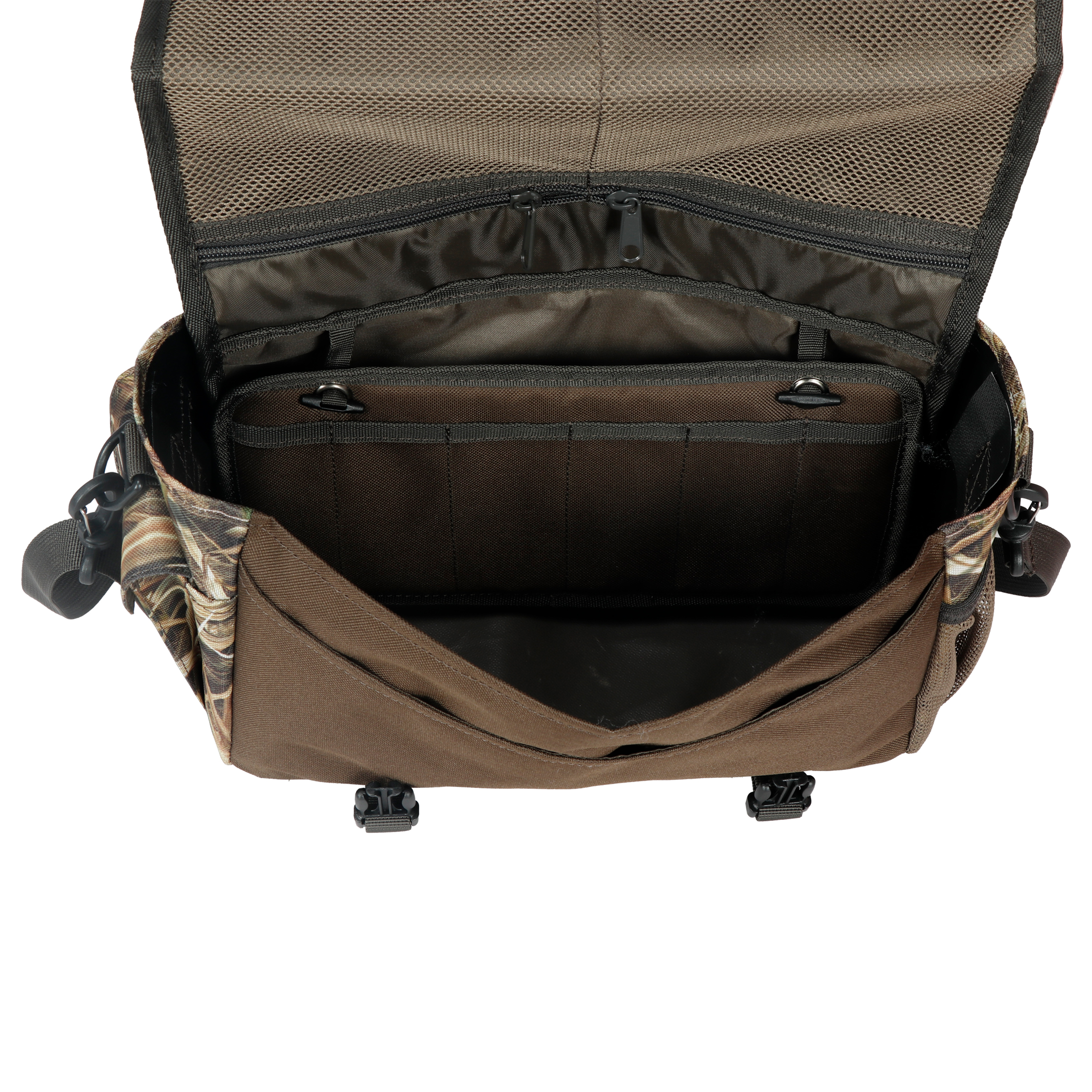 Mossy Oak Quick Hit Timber Blind Bag Belt, 11.81" x 5.12" x 7.87", Mossy Oak Shadow Grass Habitat Camouflage, Hunting Field Game Bag with Buckle