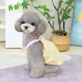 thumbnail image 3 of CBFFDC Robe pour Chien Type Bretelles Classique à Carreaux Mode Imprimé Texture Douce Toucher Peau Confortable Vêtements pour Chiot Princesse, 3 of 7