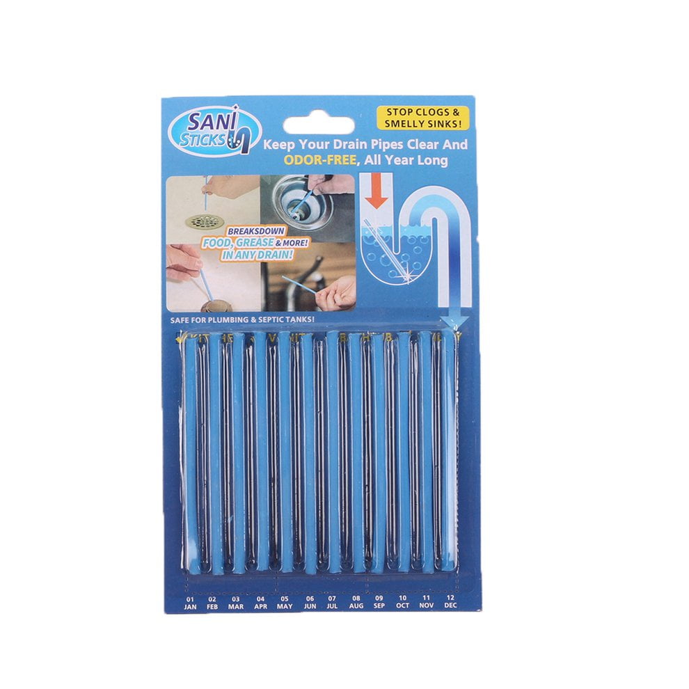 SticksDrain Cleaner And Deodorizer Sticks Oil Sink Unblocker Sewer