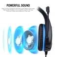 thumbnail image 4 of Auriculares para juegos Worallymy de 3,5mm consola de juegos para ordenador auriculares con Control por cable auriculares LED para juegos con micrófono Worallymy JD735807905, 4 of 7