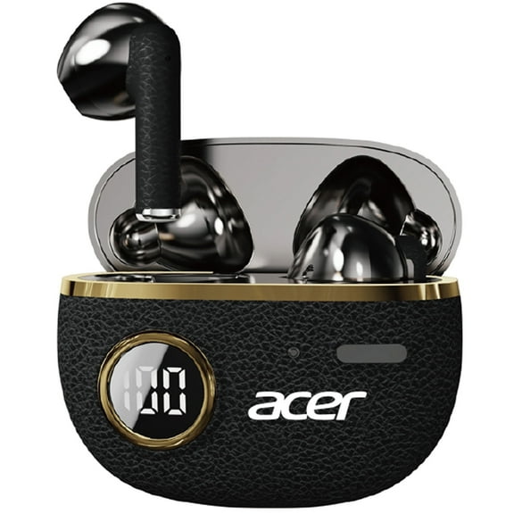 Wireless Earbuds, 2025 Ear Buds with Big Bass Stereo Sound, Lightweight Bluetooth Earphones, Black